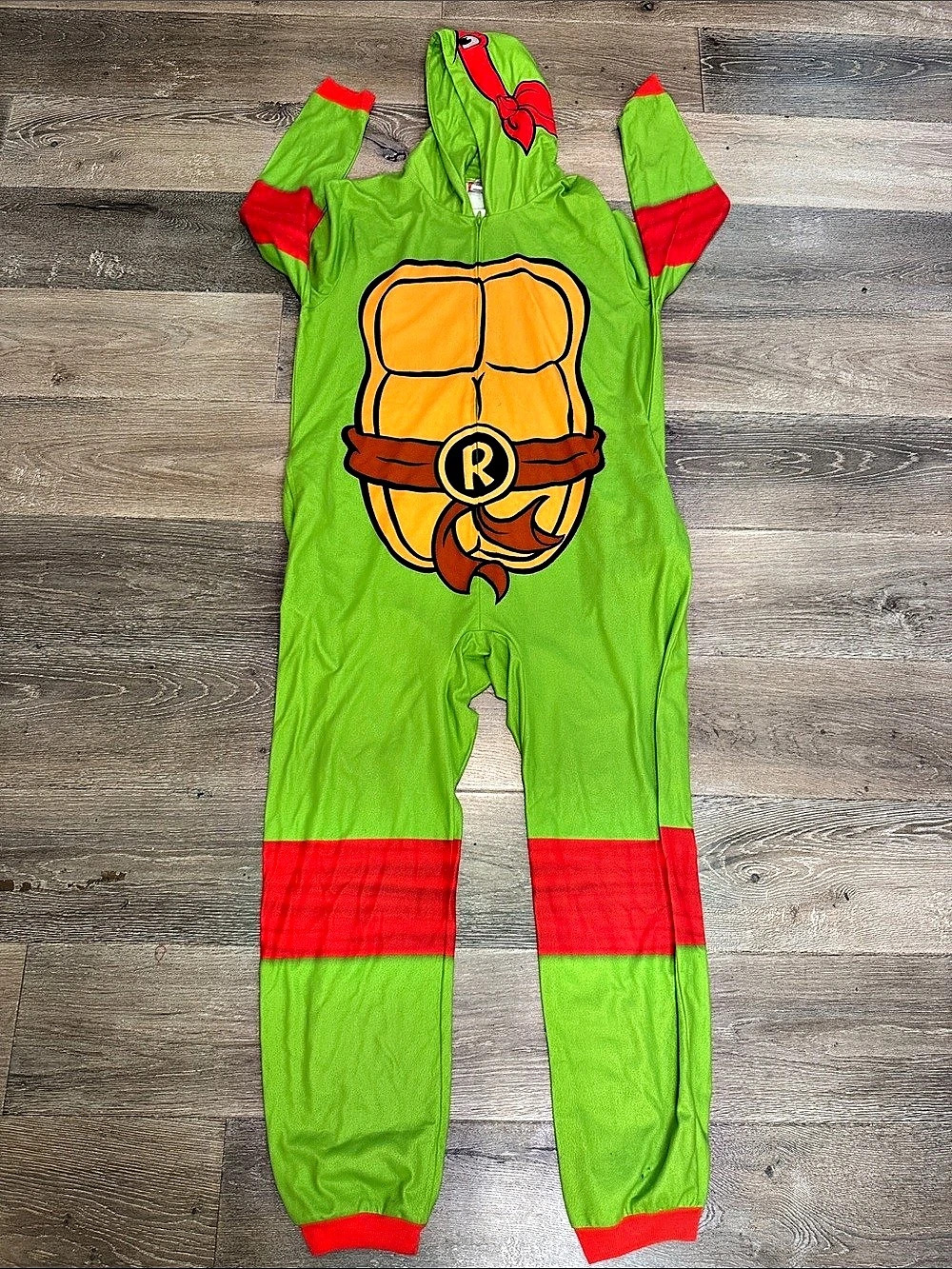 Nickelodeon Teenage Mutant Ninja Turtles Raphael Hooded Union Suit Pajama